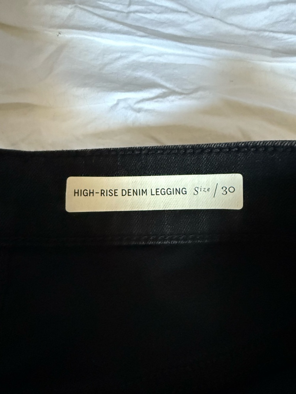 Pilcro and the Letterpress High Rise Black Moto Skinny Jeans Size 30 - Picture 5 of 15